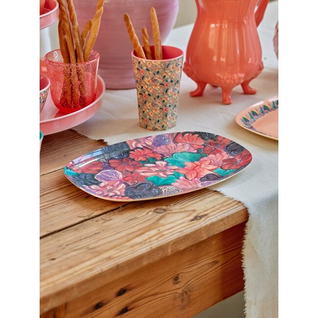 RICE ASSIETTE PLATEAU RICE - FOREST FLOWER