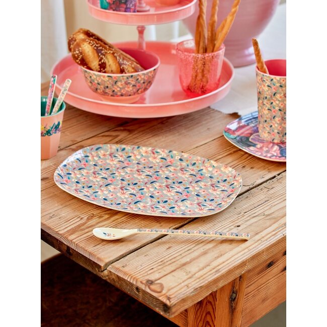 RICE ASSIETTE PLATEAU RICE - SMALL SANDY FLOWER