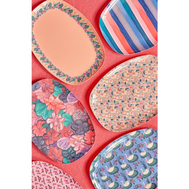 RICE ASSIETTE PLATEAU RICE - SMALL SANDY FLOWER