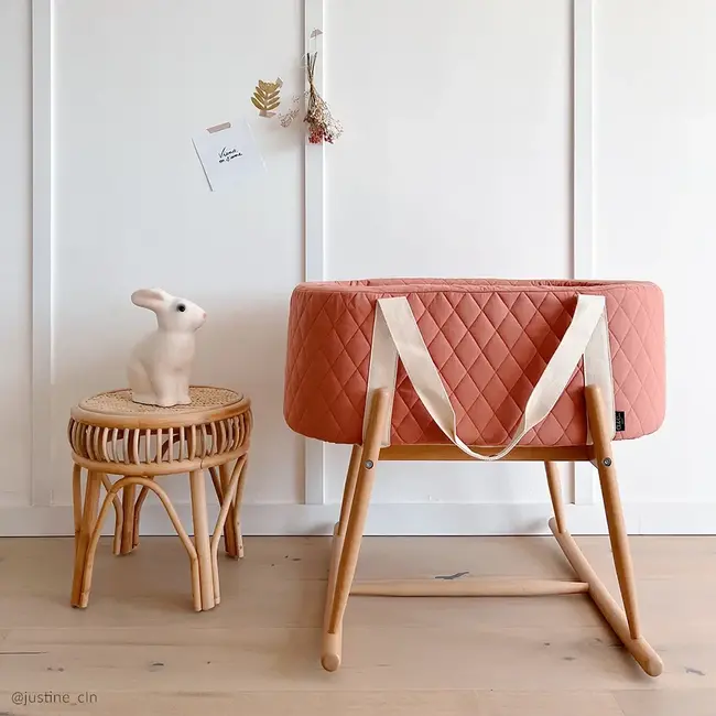 CHARLIE CRANE COUFFIN KUKO - BOIS DE ROSE MATELASSÉ