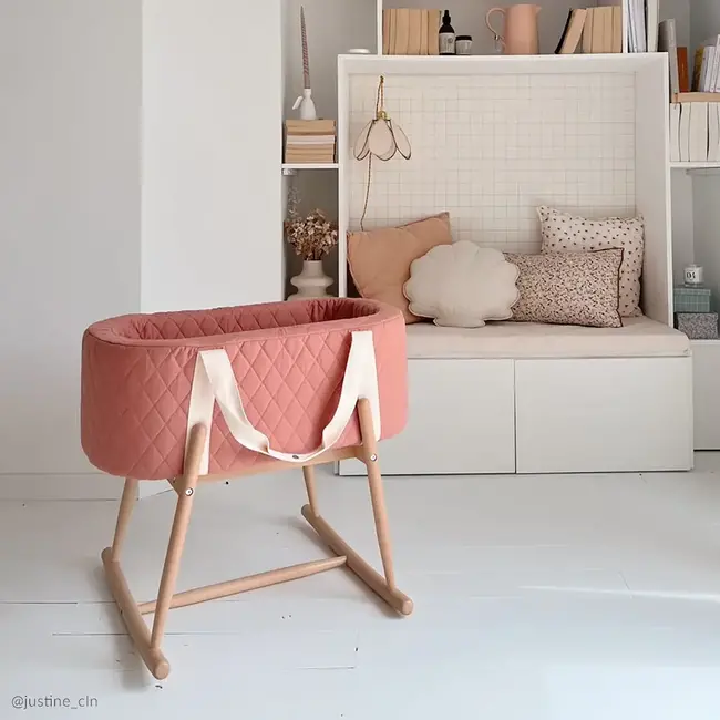 CHARLIE CRANE COUFFIN KUKO - BOIS DE ROSE MATELASSÉ