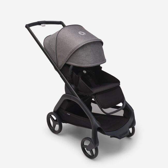 BUGABOO BUGABOO DRAGONFLY - POUSSETTE COMPLÈTE - BLACK / BLACK/GREY MELANGE