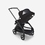 BUGABOO BUGABOO DRAGONFLY - POUSSETTE COMPLÈTE - BLACK / BLACK/GREY MELANGE
