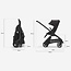 BUGABOO BUGABOO DRAGONFLY - POUSSETTE COMPLÈTE - BLACK / BLACK/GREY MELANGE