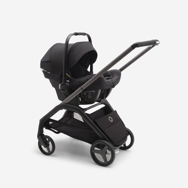 BUGABOO BUGABOO DRAGONFLY - POUSSETTE COMPLÈTE - BLACK / BLACK/GREY MELANGE