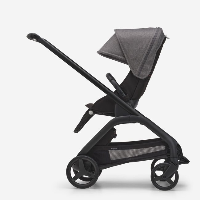 BUGABOO BUGABOO DRAGONFLY - POUSSETTE COMPLÈTE - BLACK / BLACK/GREY MELANGE