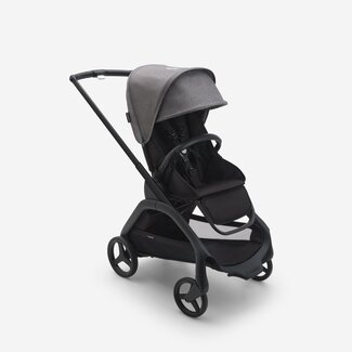 BUGABOO BUGABOO DRAGONFLY - POUSSETTE COMPLÈTE - BLACK / BLACK/GREY MELANGE