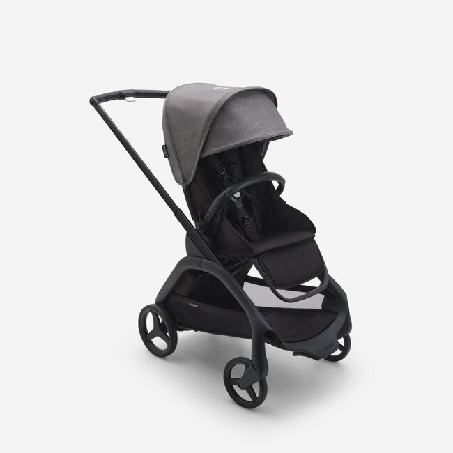 BUGABOO BUGABOO DRAGONFLY - POUSSETTE COMPLÈTE - BLACK / BLACK/GREY MELANGE