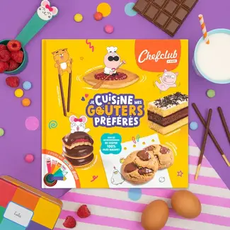 CHEFCLUB LIVRE DE RECETTE ENFANT - JE CUISINE MES GOÛTERS PRÉFÉRÉS