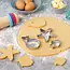 CHEFCLUB ROULEAU À PÂTISSERIE AVEC ANNEAUX AJUSTABLES
