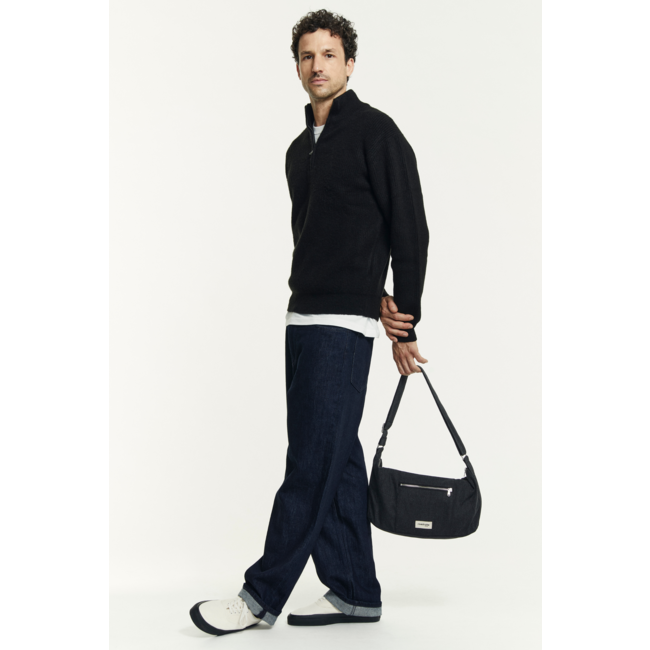 RIVE DROITE SAC CROSSBODY RIVE DROITE "MINI CHARLOT" NOIR