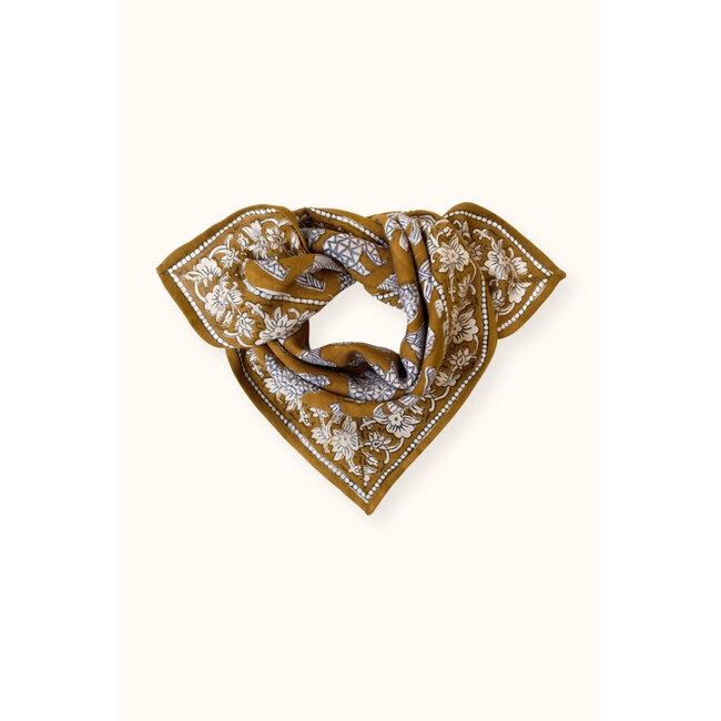 APACHES OURS TAPENADE - PETIT FOULARD APACHES MANIKA