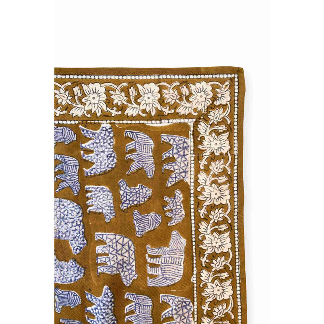 APACHES OURS TAPENADE - GRAND FOULARD APACHES LATIKA