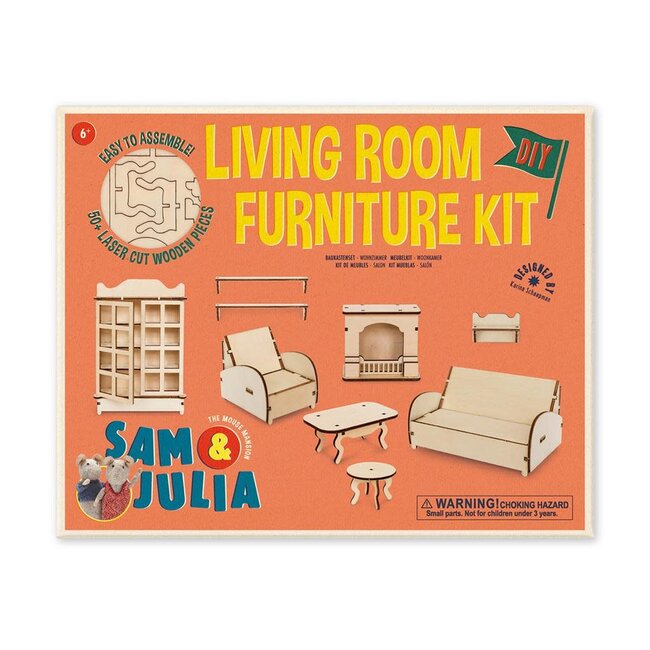 SAM & JULIA KIT MEUBLE BOIS DIY SAM & JULIA - SALON