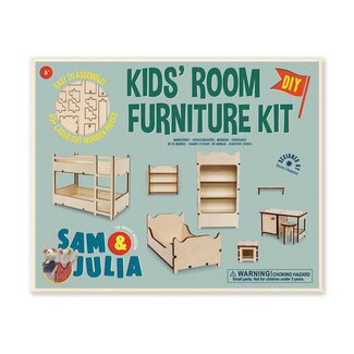 SAM & JULIA KIT MEUBLE BOIS DIY SAM & JULIA - CHAMBRE D'ENFANT