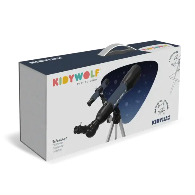 KIDYWOLF TÉLÉSCOPE MONOCULAIRE TRÉPIED X18 X60 "KIDYTELESCOPE"