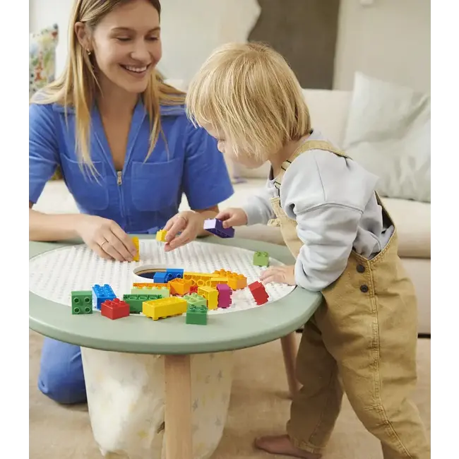 STOKKE MUTABLE V2 - TABLE DE JEU MULTIFONCTION - BLANCHE