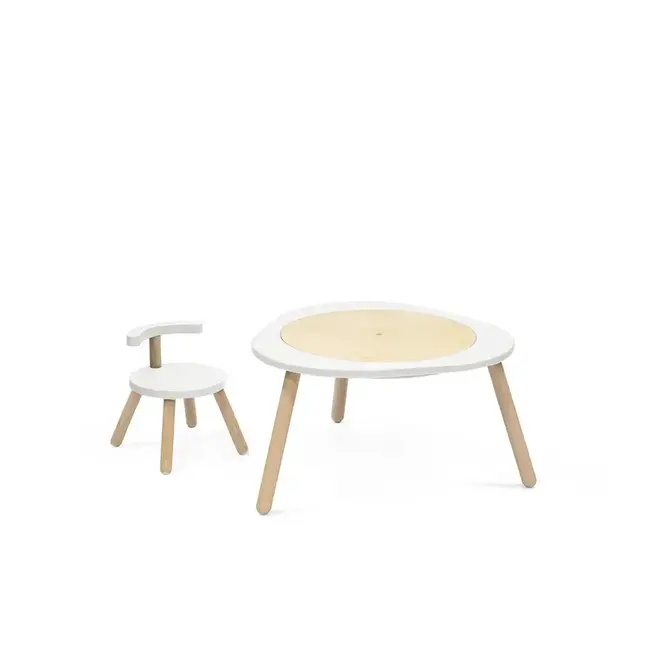 STOKKE MUTABLE V2 - TABLE DE JEU MULTIFONCTION - BLANCHE