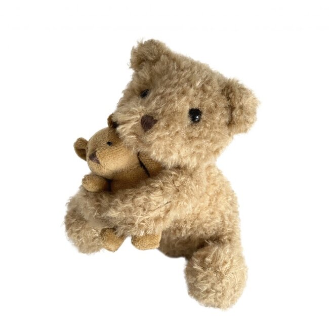 EGMONT TOYS PELUCHE 15CM - OURS EUSTACHE & SON BÉBÉ
