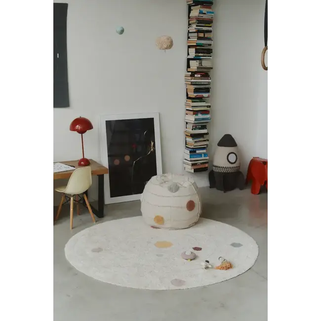 LORENA CANALS TAPIS LAVABLE ROND SOLAR SYSTEM 150CM