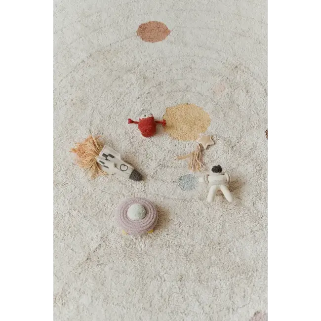 LORENA CANALS TAPIS LAVABLE ROND SOLAR SYSTEM 150CM