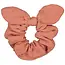 LUCIOLE ET PETIT POIS ÉLASTIQUE "CHOUCHOU" DOUBLE GAZE ROSE OCRE