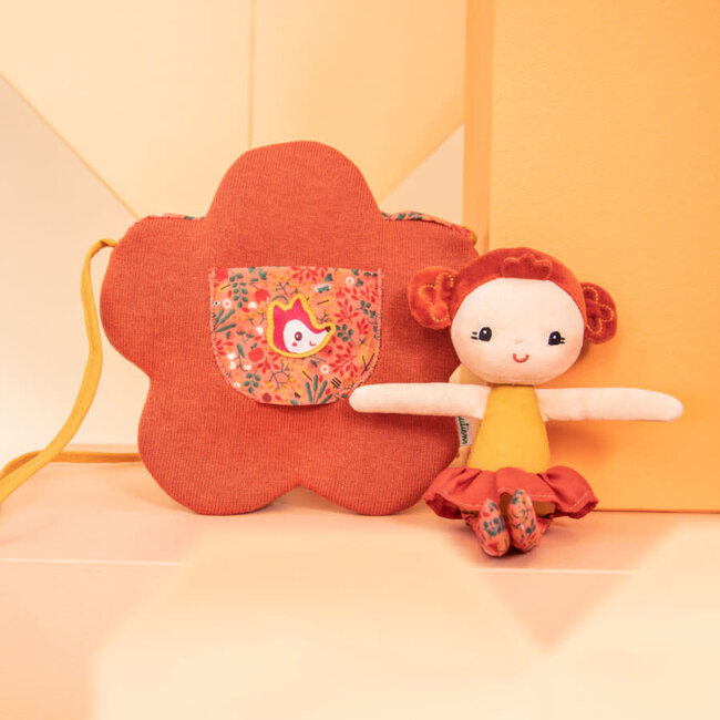 LILLIPUTIENS SAC BANDOULIÈRE & POUPÉE - FLEUR