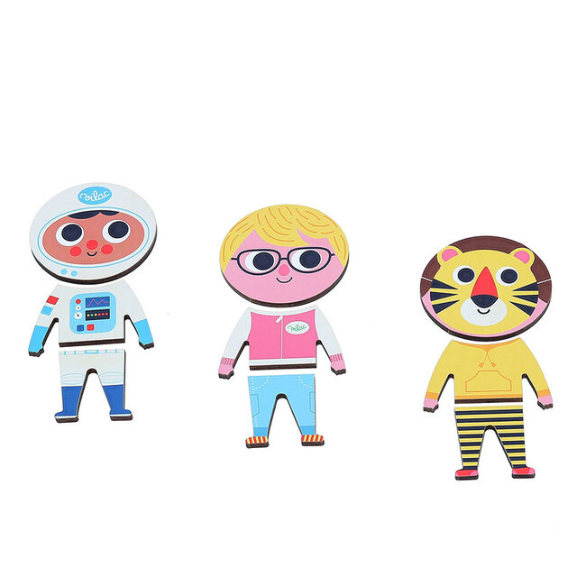 VILAC PUZZLE D'ENCASTREMENT - JULES À HABILLER