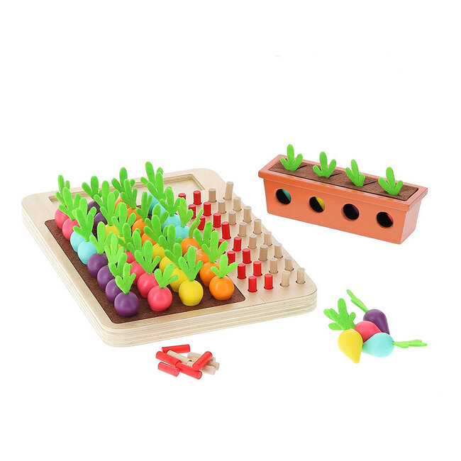 VILAC JEU CODE SECRET EN BOIS - KESKIPOUSS - JOUR DE RÉCOLTE