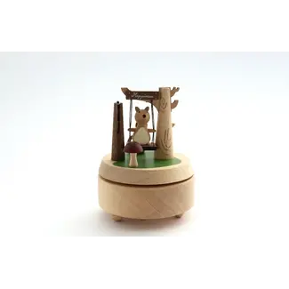 WOODERFUL LIFE BOITE À MUSIQUE ANIMÉE "BALANÇOIRE" N°21