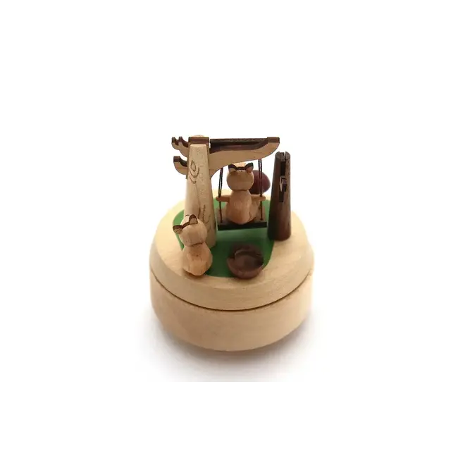 WOODERFUL LIFE BOITE À MUSIQUE ANIMÉE "BALANÇOIRE" N°21