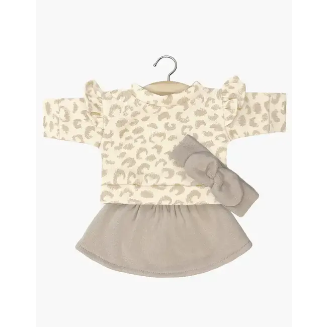 MINIKANE TENUE GORDIS - ENSEMBLE LILIANE FELINE HEADBAND LIN