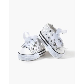 MINIKANE TENUE GORDIS - BASKETS KOMVERS SEQUINS ARGENTS