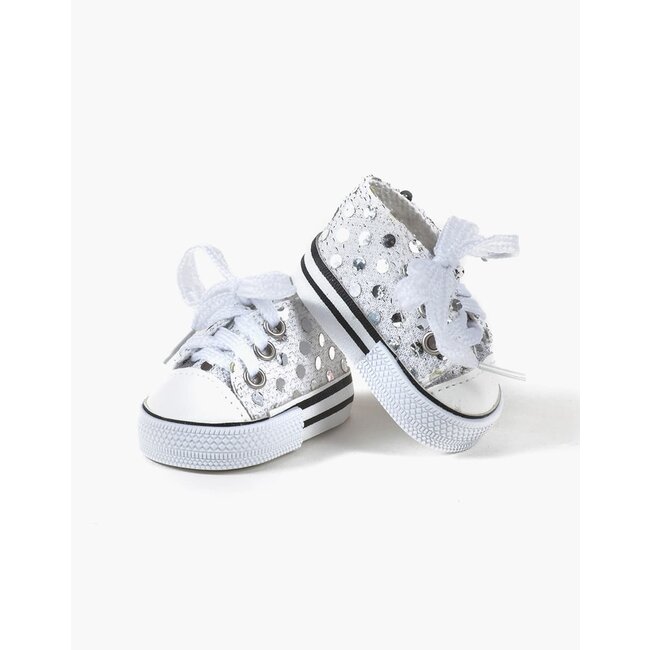 MINIKANE TENUE GORDIS - BASKETS KOMVERS SEQUINS ARGENTS