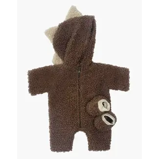 MINIKANE TENUE GORDIS - COMBINAISON DEGUIZ DINO CHOCOLAT
