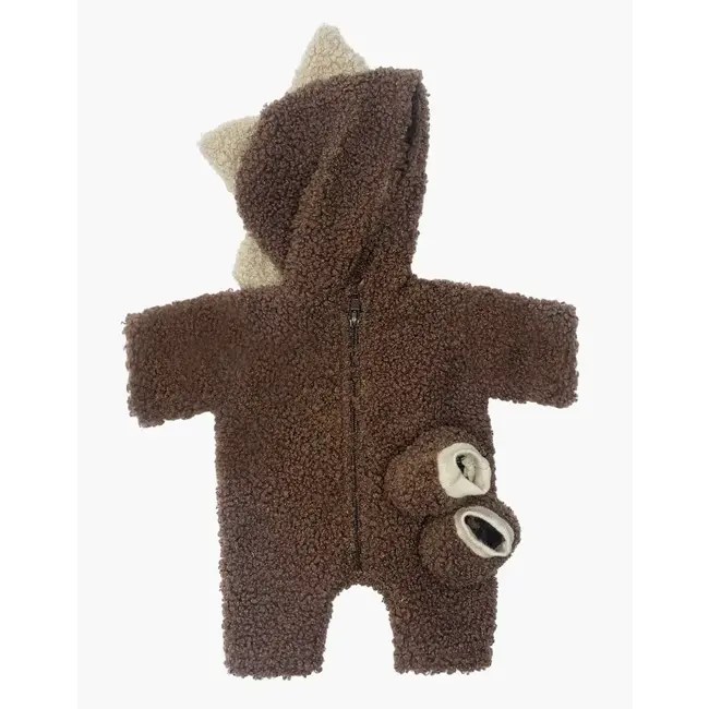 MINIKANE TENUE GORDIS - COMBINAISON DEGUIZ DINO CHOCOLAT