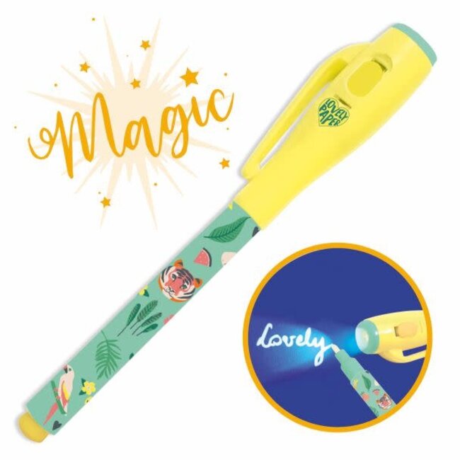 DJECO STYLO FEUTRE MAGIQUE VERT & JAUNE "CAROLINE"