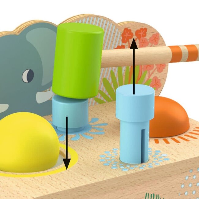 DJECO JEU DE TAP TAP 3 EN 1 MULTI TAP +18MOIS