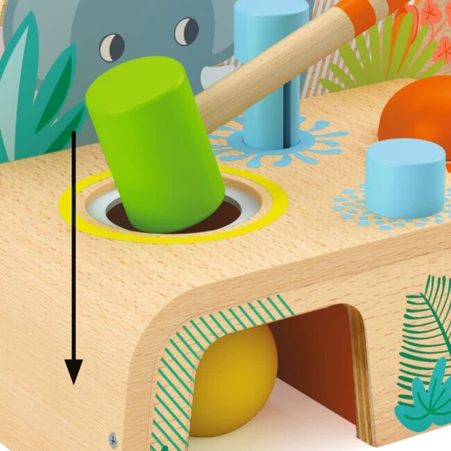 DJECO JEU DE TAP TAP 3 EN 1 MULTI TAP +18MOIS