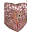 KONGES SLOJD SAC BANDOULIÈRE LICORNE COEUR ROSE À PAILLETTES