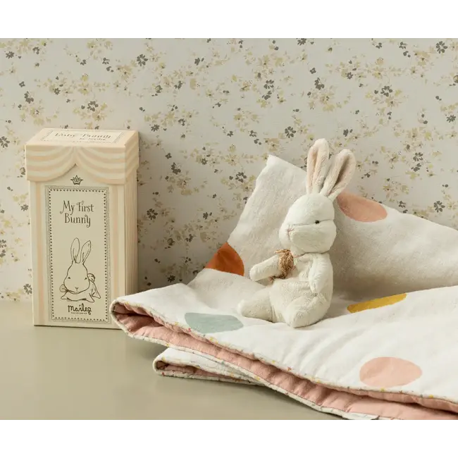 MAILEG PELUCHE LAPIN "MY FIRST BUNNY" 18CM - OFF WHITE