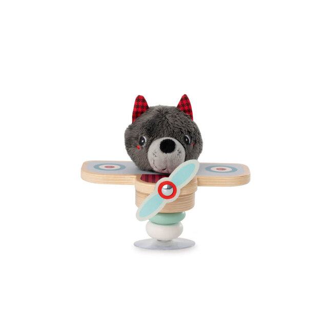 LILLIPUTIENS HOCHET VENTOUSE - LOUP LOUIS EN AVION SWING