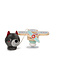 LILLIPUTIENS HOCHET VENTOUSE - LOUP LOUIS EN AVION SWING