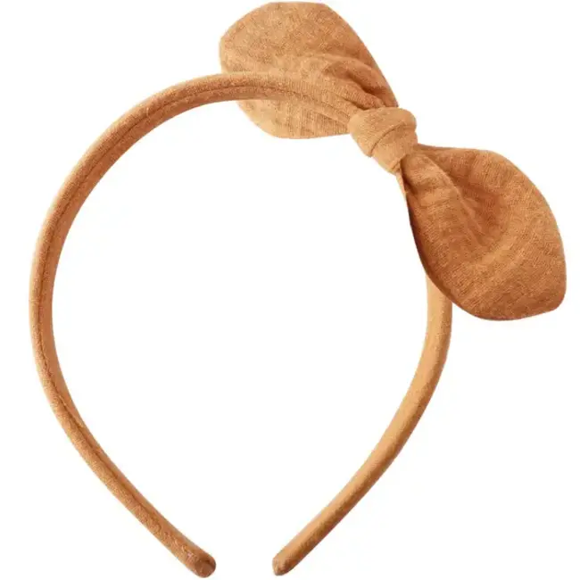 LUCIOLE ET PETIT POIS SERRE-TÊTE - NOEUD GAZE AMBRE