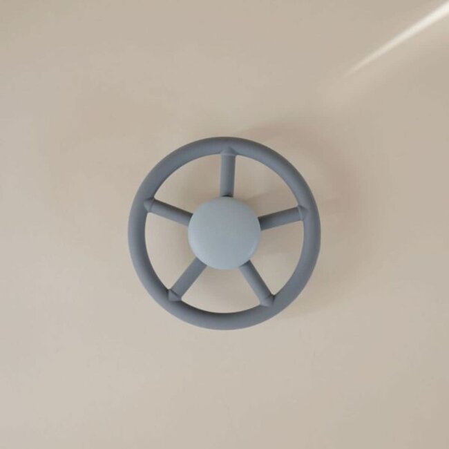 MUSHIE JOUET À VENTOUSE - VOLANT TOURNANT BLUE