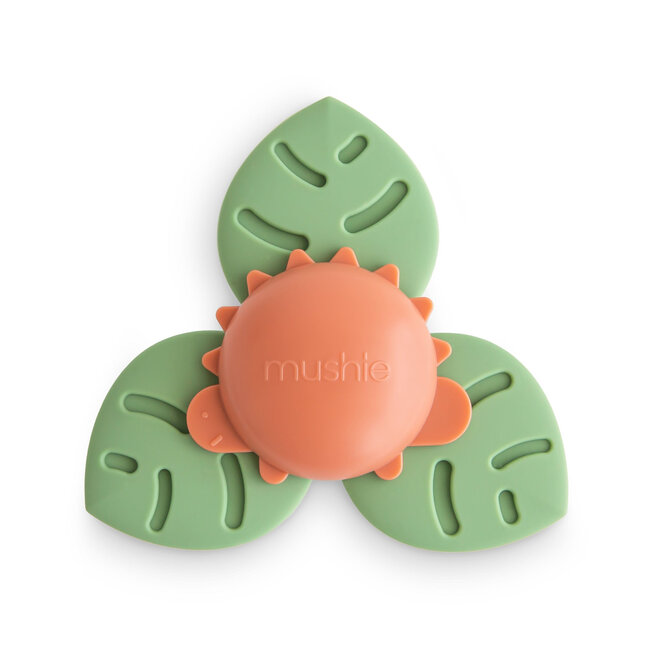 MUSHIE JOUET À VENTOUSE - FEUILLES TOURNANTES DINO