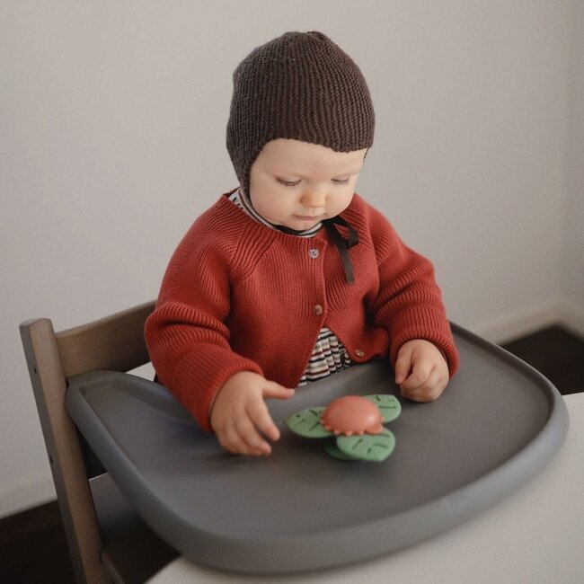 MUSHIE JOUET À VENTOUSE - FEUILLES TOURNANTES DINO