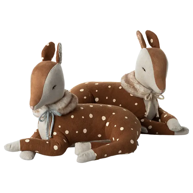 MAILEG GRANDE PELUCHE FAON 36CM - COSY BAMBI MENTHE