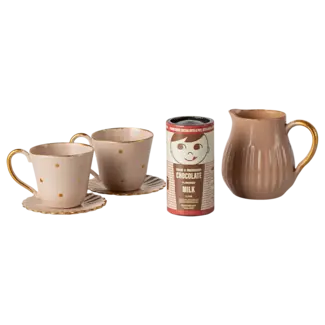 MAILEG MINI SERVICE À CHOCOLAT CHAUD