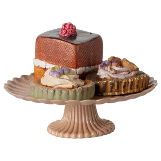 MAILEG GÂTEAUX & PLAT À TARTES MAILEG "PETIT FOURS"